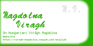magdolna viragh business card